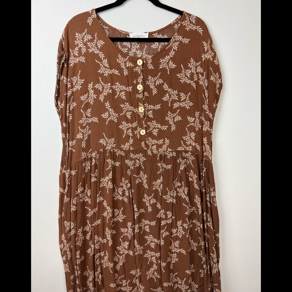 CJLA XL dress brownish rust color